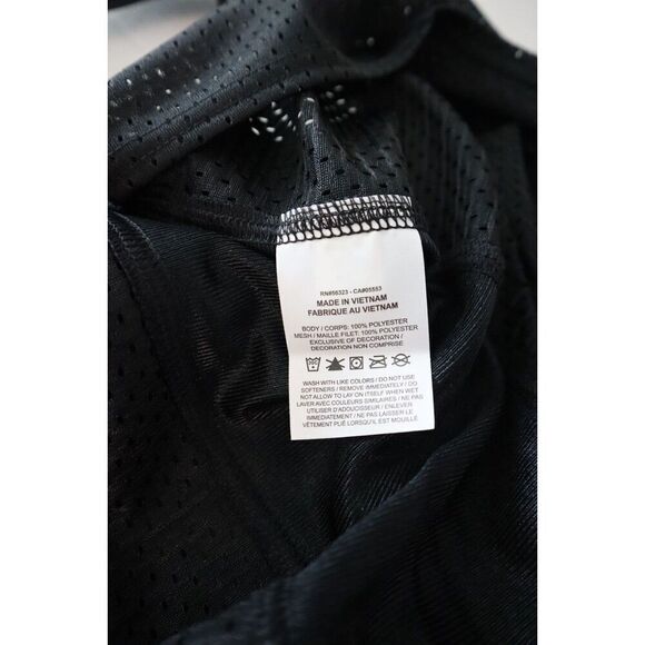 Nike DJ5778-010 Men's Sz 3XL Black/White Dri-FIT Mesh Practice Football Jersey - Picture 5 of 7